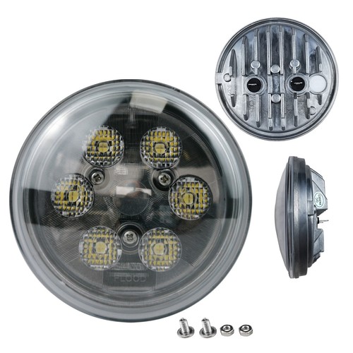 Par36 LED Tractor Light Round Flood Lamp 5000K LED Work Light 12V Sealed Beam - Picture 2 of 9