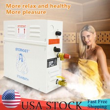 3/915KW Home Sauna Bath SPA Shower Bathroom Auto-Drain System Steam Generator