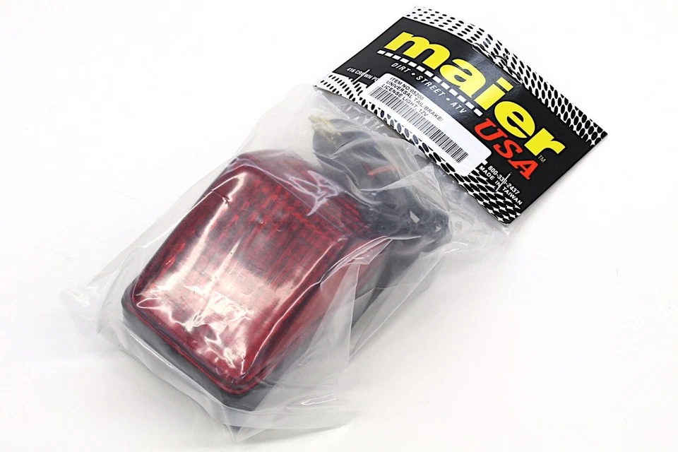 New Enduro Tail Brake Light 12V Universal Honda Suzuki Yamaha Kawasaki KTM #a23 - Image 4 of 4