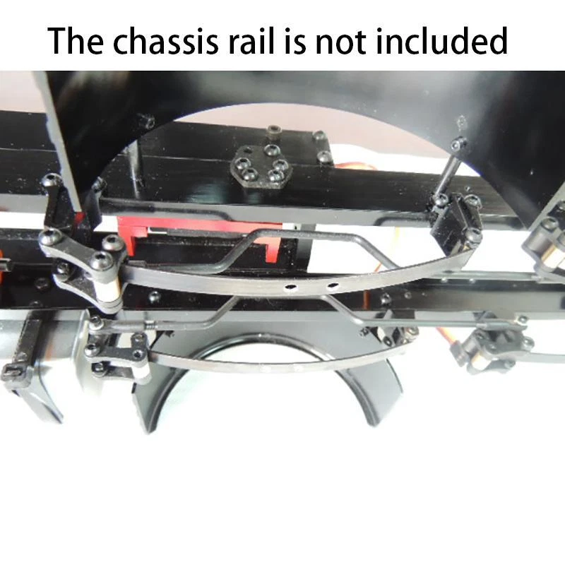 JD Model Metall Vorderradaufhängung für 1/14 Tamiya RC Tractor Truck LESU Car - Bild 2 von 4