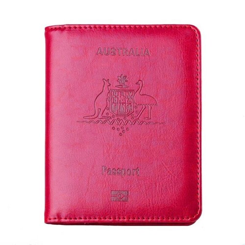Slim Leather Travel Passport Wallet Holder RFID Blocking ID Card Case Cover AU - Picture 21 of 25