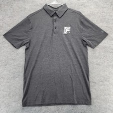 Under Armour Polo Shirt Mens Small Playoff Gray Short Sleeve Golf