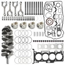 Engine Overhaul Rebuild Kit & Crankshaft & 4 Con Rods For Hyundai KIA G4KE 2.4L