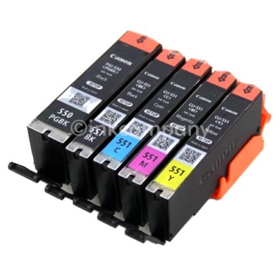 10x XXL Tintenpatronen Kompatibel Zu Canon CLI-551 BK – Für PIXMA, MG & MX Series