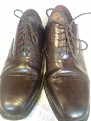 Rockport leather adiprene by adidas mens oxford dress shoes brown size 10M Rockport Adiprene Sole By Adidas Walking Oxfords Shoes Brown  main image 3