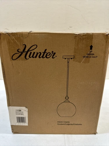 Hunter Fans 19558 High Oaks - 1 Light Pendant In Formal Style-12.25 Inches Tall - Picture 2 of 2