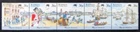 1987 Australian Stamps - First Fleet - Departure - MNH strip of 5