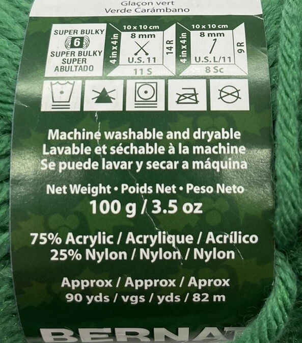 Hilo de vacaciones Bernat Icle "verde icicle" 1 madeja #1786 Foto 2 de 3