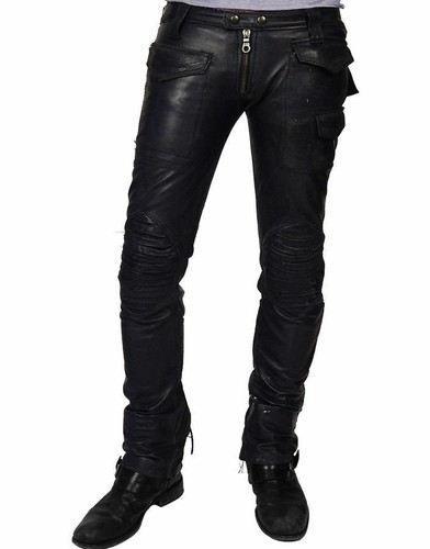 Trendy Sturdy Leather Pants LP76 | eBay