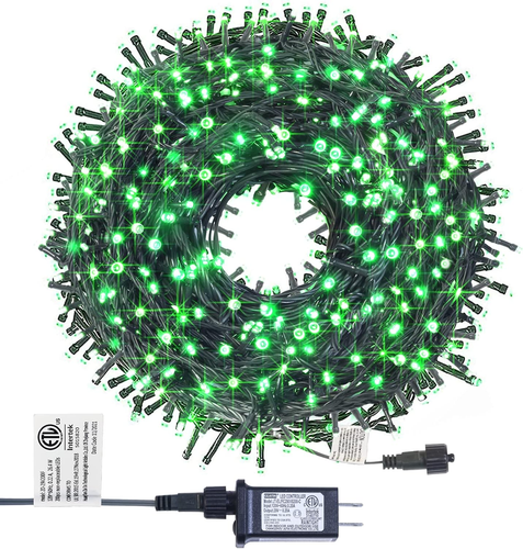 Green String Lights Indoor Outdoor - 66FT 200 LED St. Patrick's Day Lights, C... - Picture 10 of 12