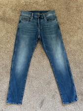 MENS G-STAR RAW 3301 SLIM STRETCH MEDIUM AGED JEANS SIZE W30 L30