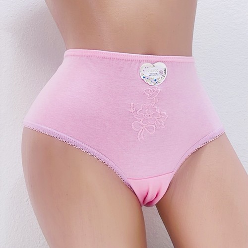 12 bragas calzoncillos calzoncillos de algodón de cintura alta para mujer ropa interior bragas 6 - Imagen 4 de 9
