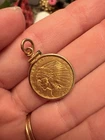 1911 $2.50 Dollar United States Indian Head Quarter Eagle Gold Coin $2 1/2