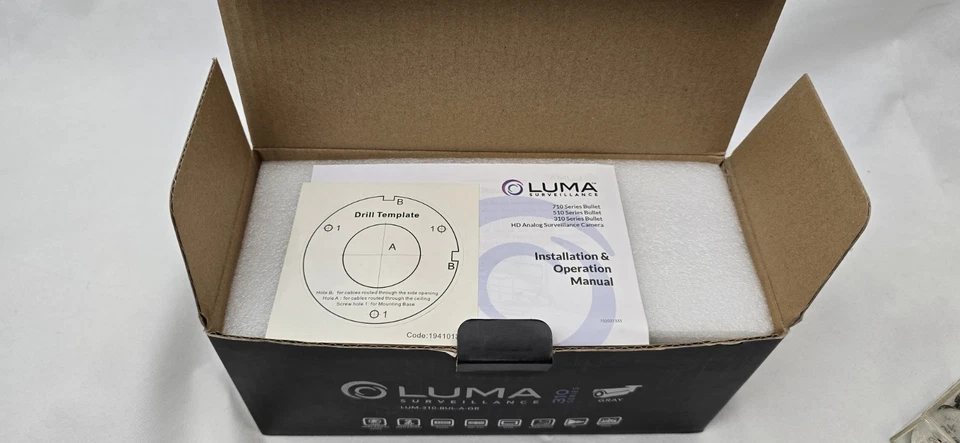 Luma Surveillance 310 Series LUM-310-BUL-A-GR Analog Bullet Outdoor Camera - Image 3 of 4