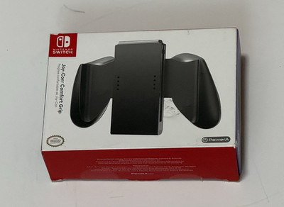 Nintendo Switch Joy-Con Comfort Grip PowerA Controller Holder Black Open Box