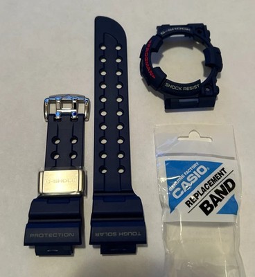 Casio G-SHOCK GF-1000NV-2 GWF-1000NV-2 Resin Rubber  Band BLUE AND BEZEL FROGMAN