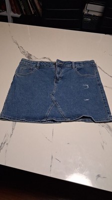 Anko Girls Distressed Denim Mini Skirt Size 16