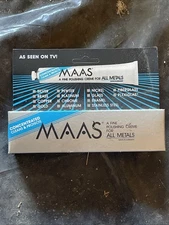 MAAS Metal Polishing Creme 2 oz Concentrated Anti-Tarnish NIB USA Made Unopened!