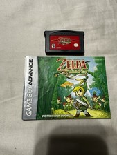 AUTHENTIC The Legend of Zelda Minish Cap Nintendo Game Boy Advance GBA w Manual
