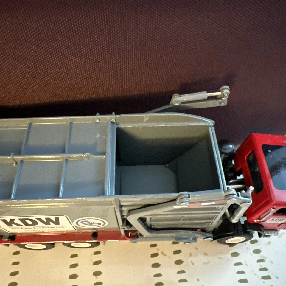 Veículo de liga leve transportador de lixo fundido 1:24 KDW caminhão - Imagem 4 de 4