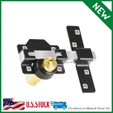 Barn Door Lock, 2", Fence Gate Lock, Double Sided Gate Latch, Shed Door Lock for