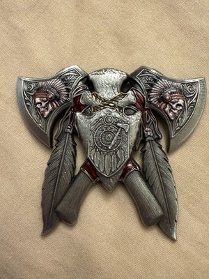 Polk County Sheriff Patrol Skull Axes Coin Florida Native Warrior