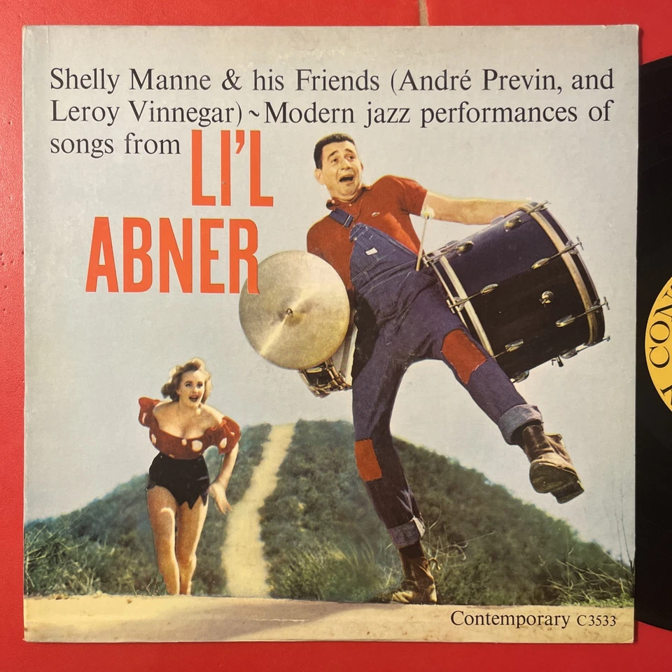 Shelly Manne & His Friends Jazz Songs From Li’l Abner LP Contemporary Mono M-!!! - Image 2 of 4