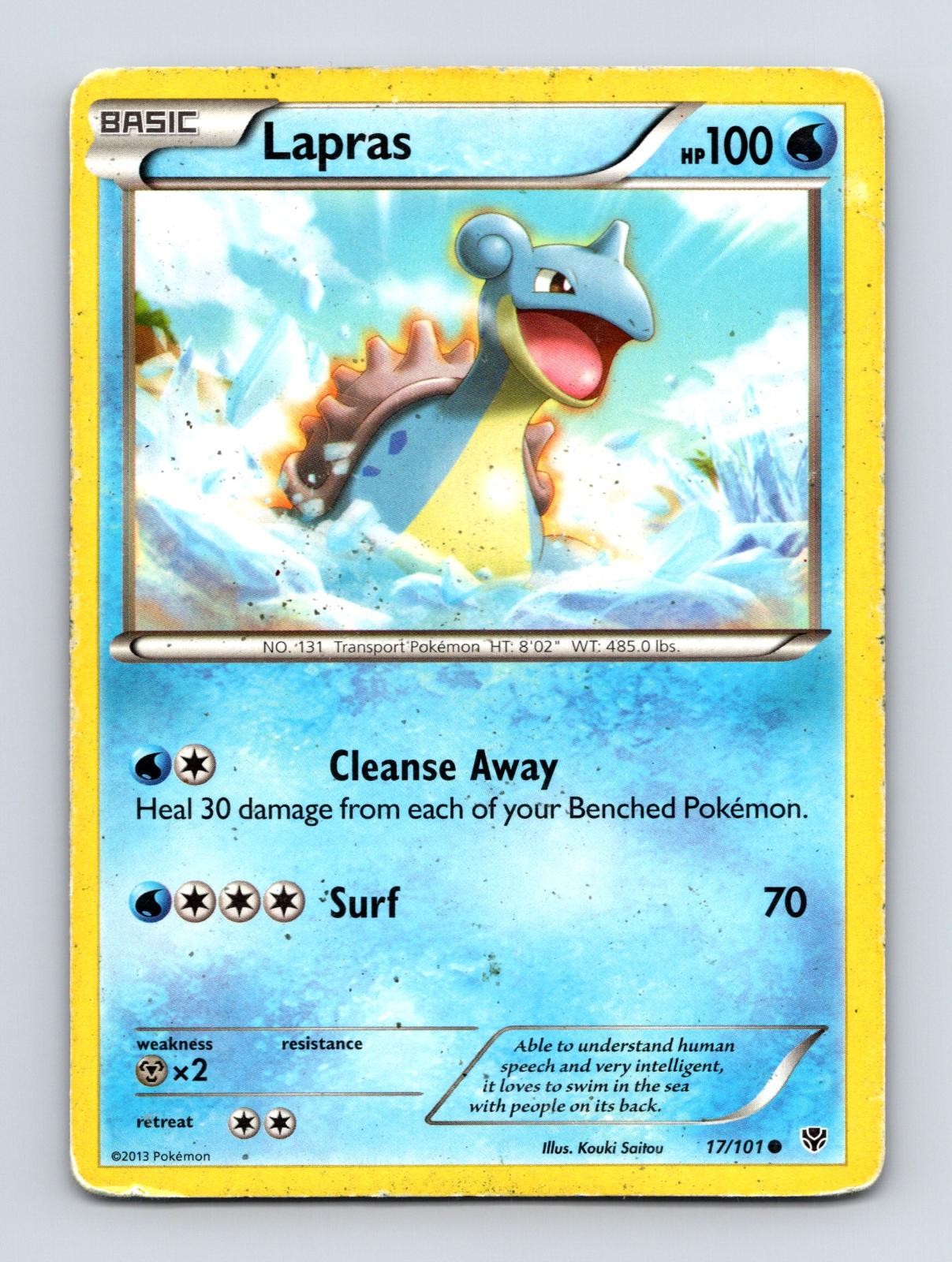 Lapras 17/101 Common Plasma Blast PLB Pokemon MP