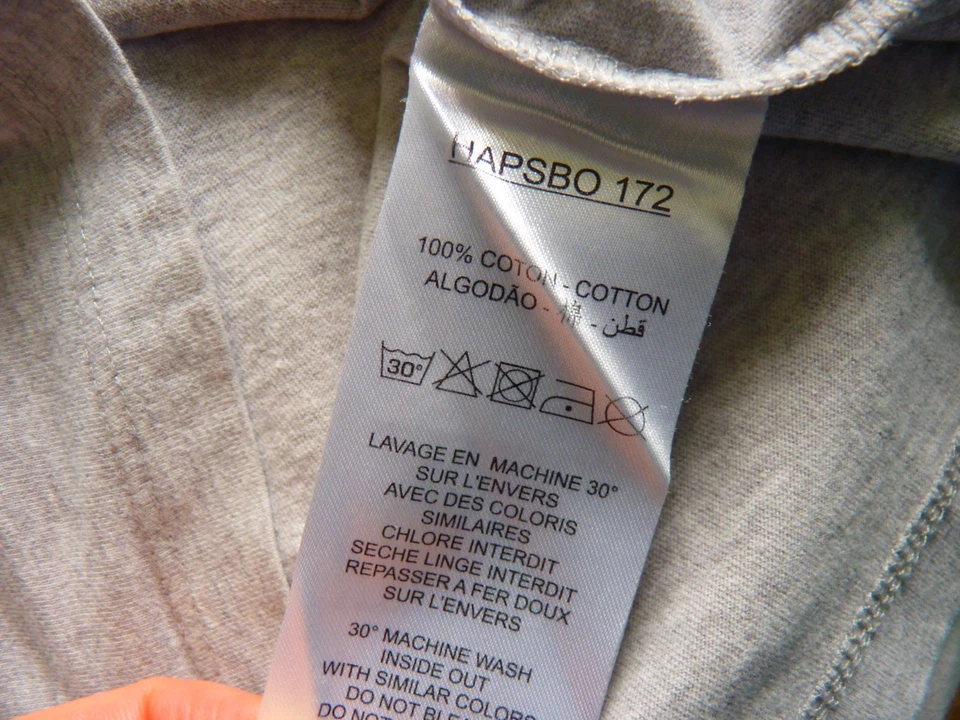 T-shirt garçon LTC Le Temps des Cerises 10 ans gris manches longues TBE - Photo 4/4