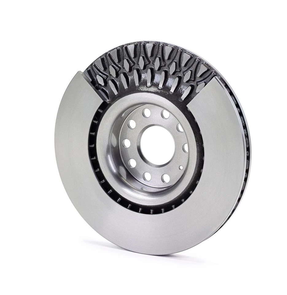 Rotor de freno de disco delantero Brembo 09.9355.11 para BMW 745i/745Li/750i/750Li 2002-2008 Foto 2 de 2