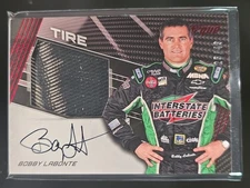 2017 Torque Racing Bobby Labonte Jumbo Tire Signatures Red /49 #JTS-BL Auto