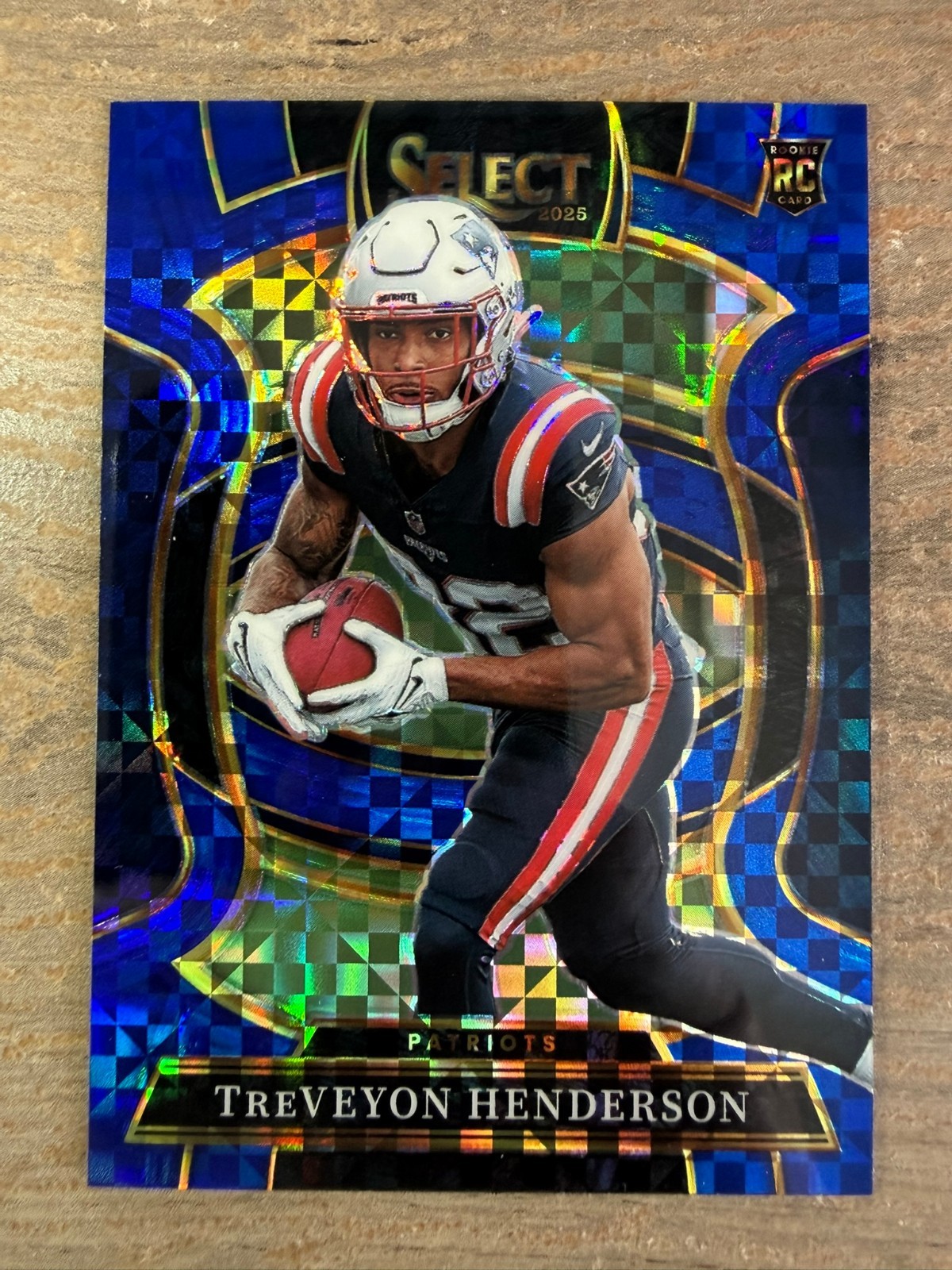 TREVEYON HENDERSON 2025 Panini Select Concourse Level Blue Prizm RC #/249 - PWE