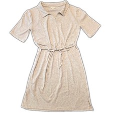 Roolee L Midi Dres T-Shirt Casual Short Sleeve Polo Casual Career Preppy Comfy
