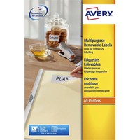 Avery - Etikett L6025REV-25 63,5 X 46,6 Mm Weiß 450 Etiketten
