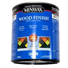 Water Based Minwax Wood Finish Solid Color Stain Clear Tint Base Quart