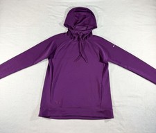 Columbia Women s Purple Warden-Lodge Omni-wick L/S Stretch Funnel Neck Hoodie, S