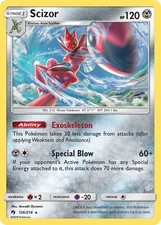 Scizor Holofoil - SM - Lost Thunder- 126/214 NM