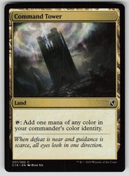 Command Tower 237/302 Commander 2019 Common Land MTG