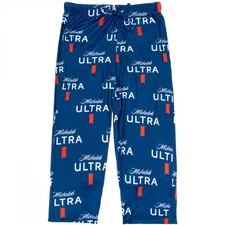 Michelob Ultra Logo All Over Print Lounge Pants Blue