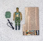 1983 Vintage GI Joe Lot Gung-Ho Marine v1 Near Complete File Card