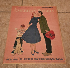 Vintage American Weekly February 10th 1957 Weekly Paper