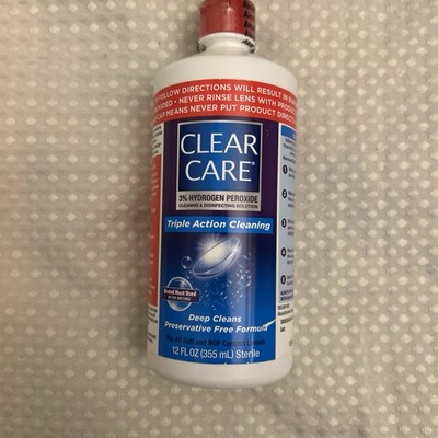 Alcon Clear Care Triple Action Deep Cleaning & Disinfecting Solution 12 Fl Oz