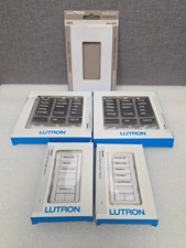 Lot of 4 LUTRON RKD/RK KEYPADS PLUS 1 GLOSS F...
