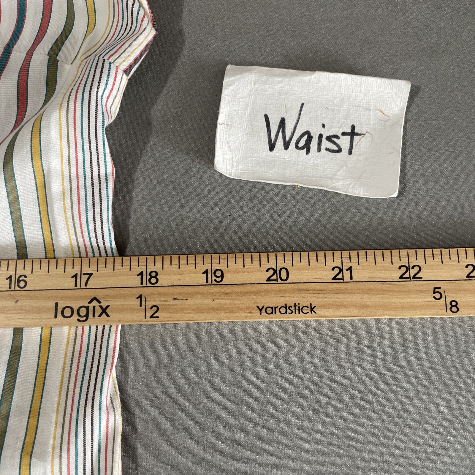 Structured Button Up Shirt Size Small Stretch Str… - image 9