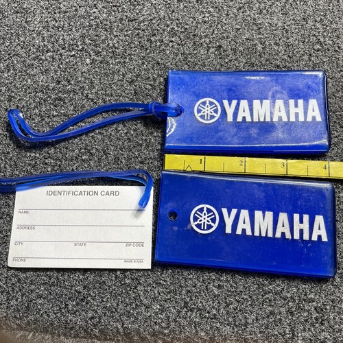 2-YAMAHA •Silicon •Suitcase Personal ID Tag• 2"X4"•