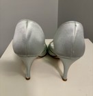 Banana Republic Women’s Silver/Green Sequin Bow D'Orsay Open Toe Heels 6 — photo 3