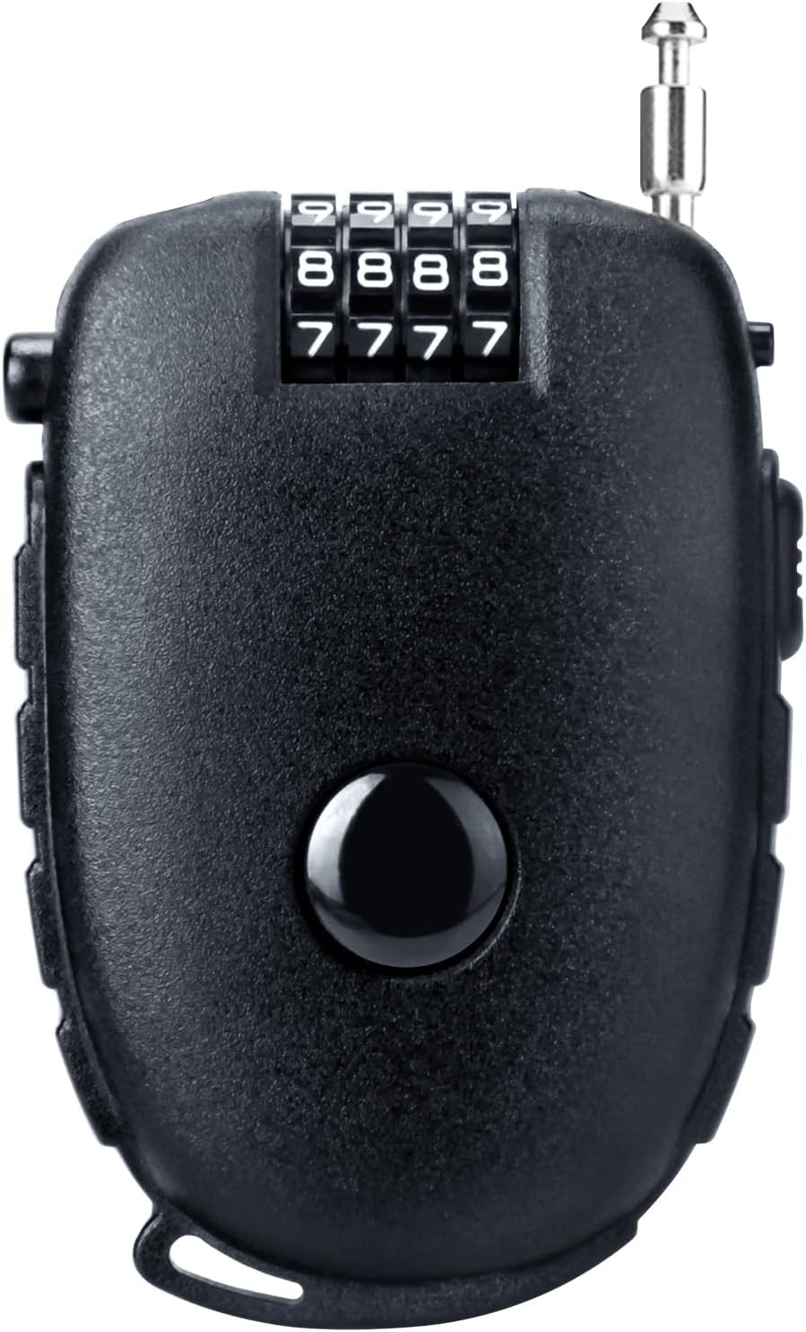 4-Digit Combination Motorcycle Helmet Lock with 27.5" Retrac