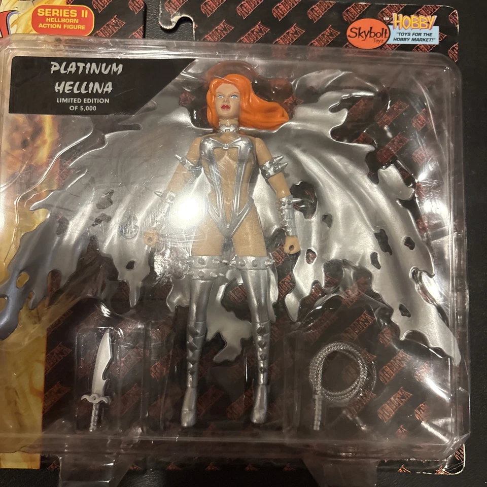 FIGURA DE ACCIÓN SKYBOLT TOYZ HELLINA SERIE 2 HELL BORN PLATINUM HELLINA LIMITED Foto 4 de 4