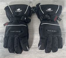 Black HEAD Outlast Ski Snowboard Waterproof S Gloves W/ Heat Pack Pocket Hipora