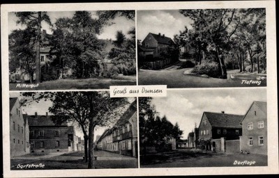 Ak Wüstung Domsen bei Hohenmölsen in Sachsen Anhalt, Rittergut,... - 3889938